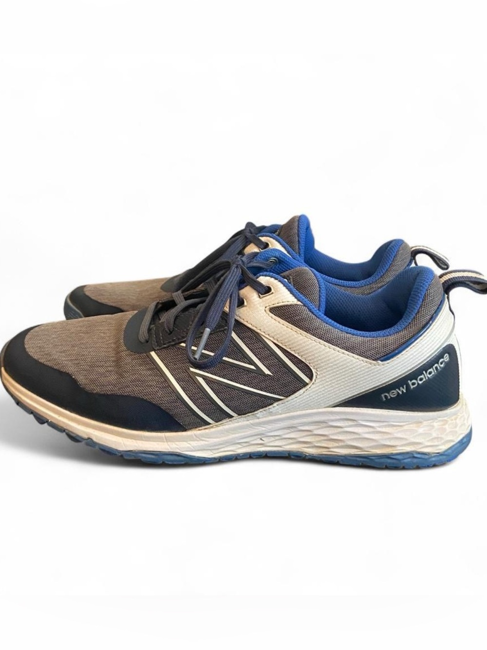 New Balance Men's Blue and Gray Sneakers